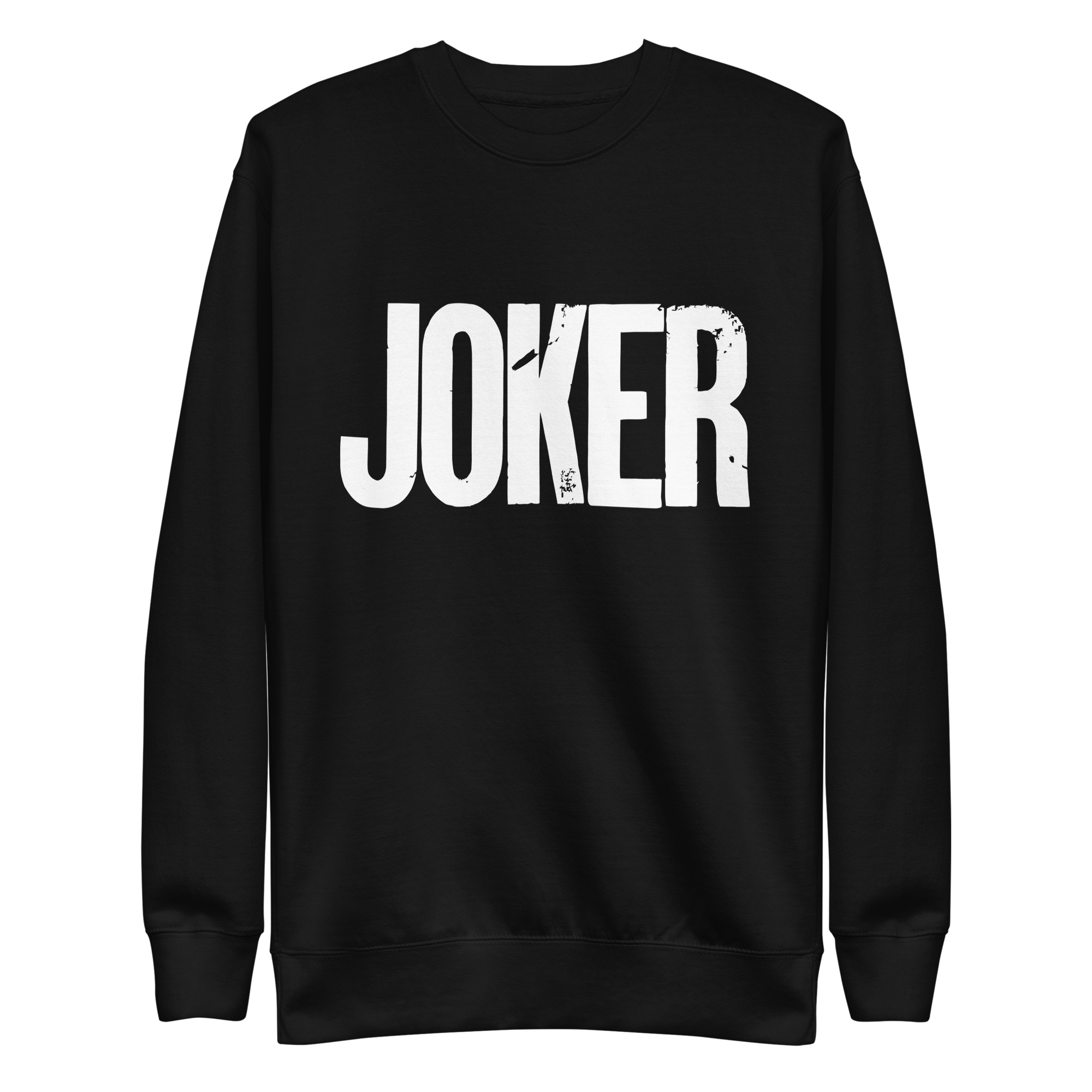 Buy a warm sweatshirt with Joker print